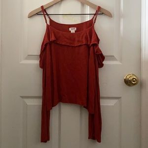 Off the shoulder long sleeve